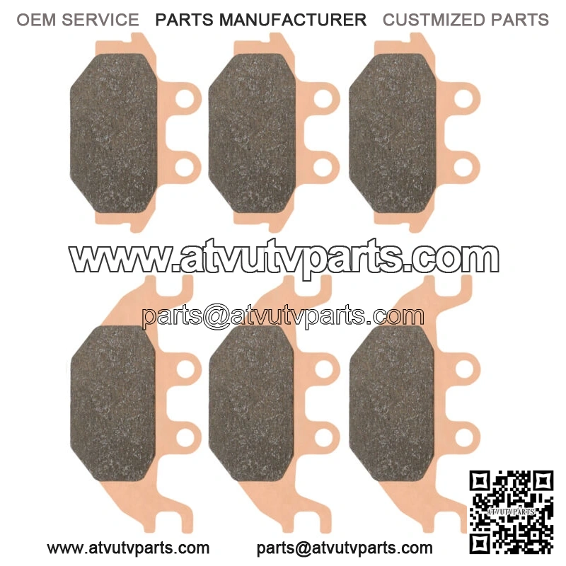 Front and Rear Brake Pads for Can Am DS250 Bombardier DS 250 2006-2022
