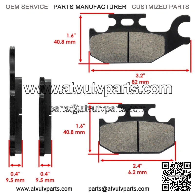 Front Brake Pads for Suzuki KingQuad AXi LT-A750 A750X 2008-2023 / 59100-31850 - Image 2