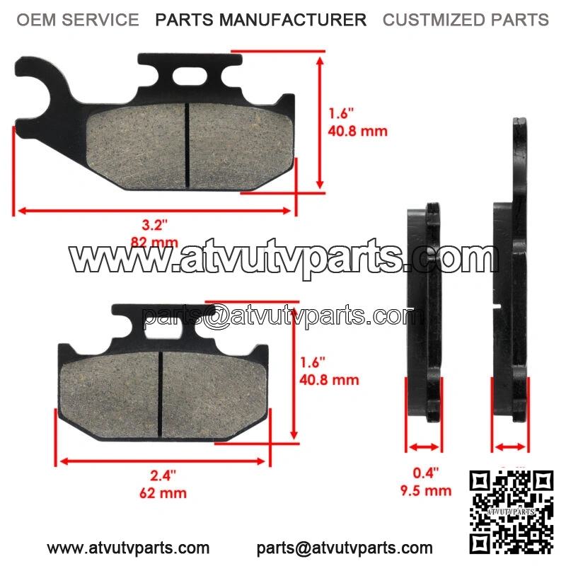 Front Brake Pads for Suzuki KingQuad AXi LT-A750 A750X 2008-2023 / 59100-31850 - Image 3