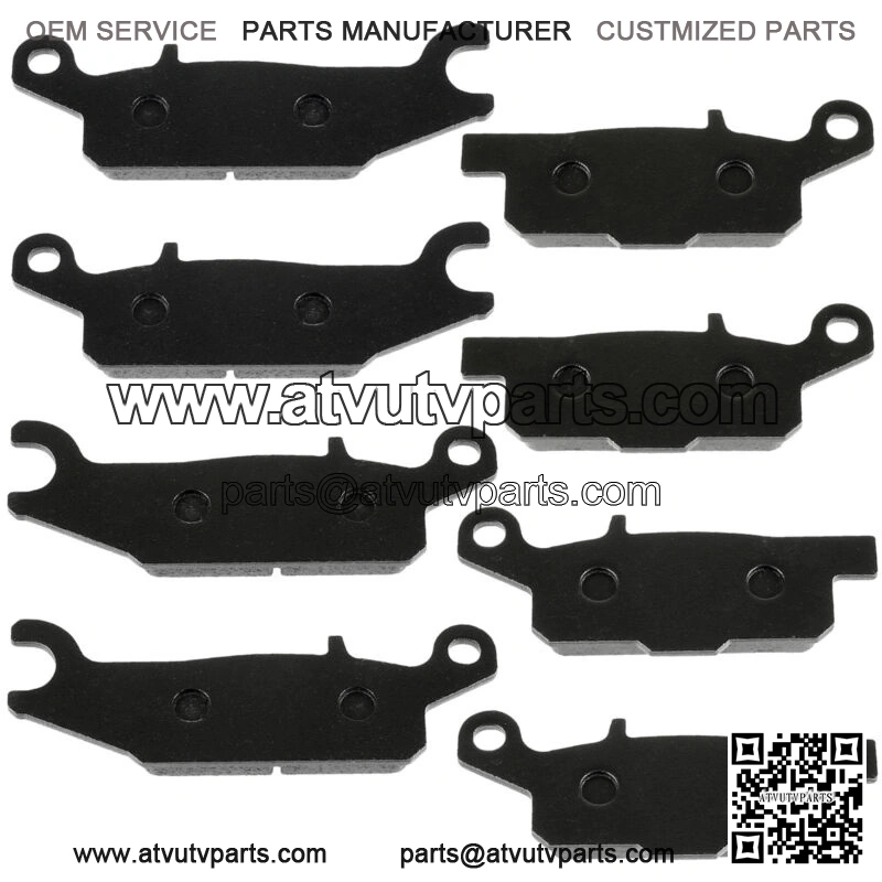 Front and Rear Brake Pads for Yamaha Grizzly 700 YFM700F 2007-2020 (For: Yamaha) - Image 5