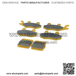 Yamaha YFZ 450 Ceramic Brake Pad Set Front & Rear 2004-2005 (For: Yamaha)