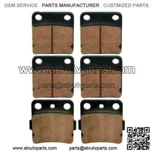 Front Rear Brake Pads For Yamaha Wolverine 350 YFM350FX 1995-2005 (For: Yamaha)
