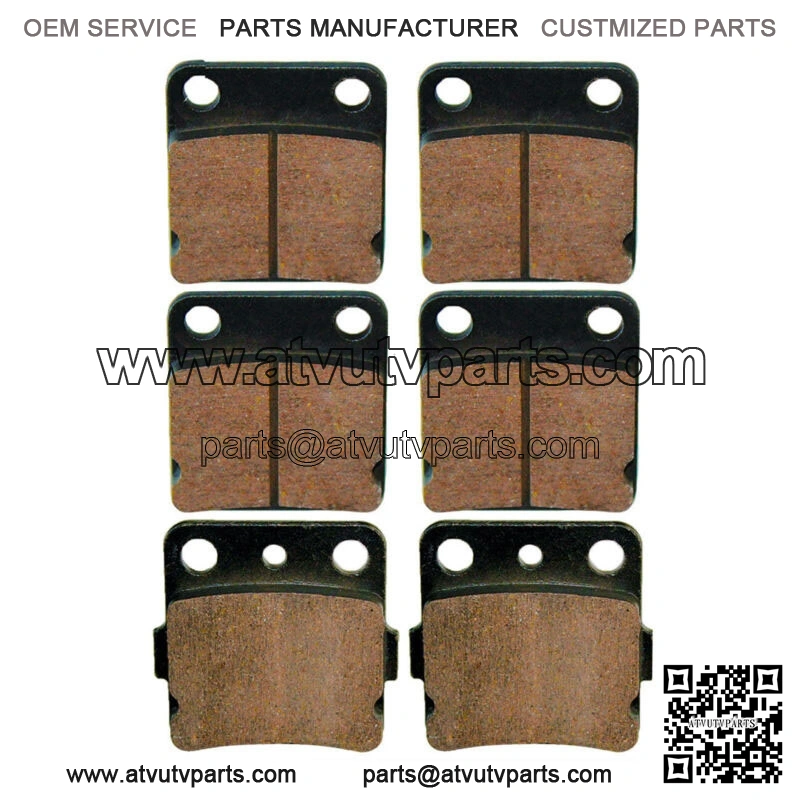 Front Rear Brake Pads For Yamaha Wolverine 350 YFM350FX 1995-2005 (For: Yamaha)
