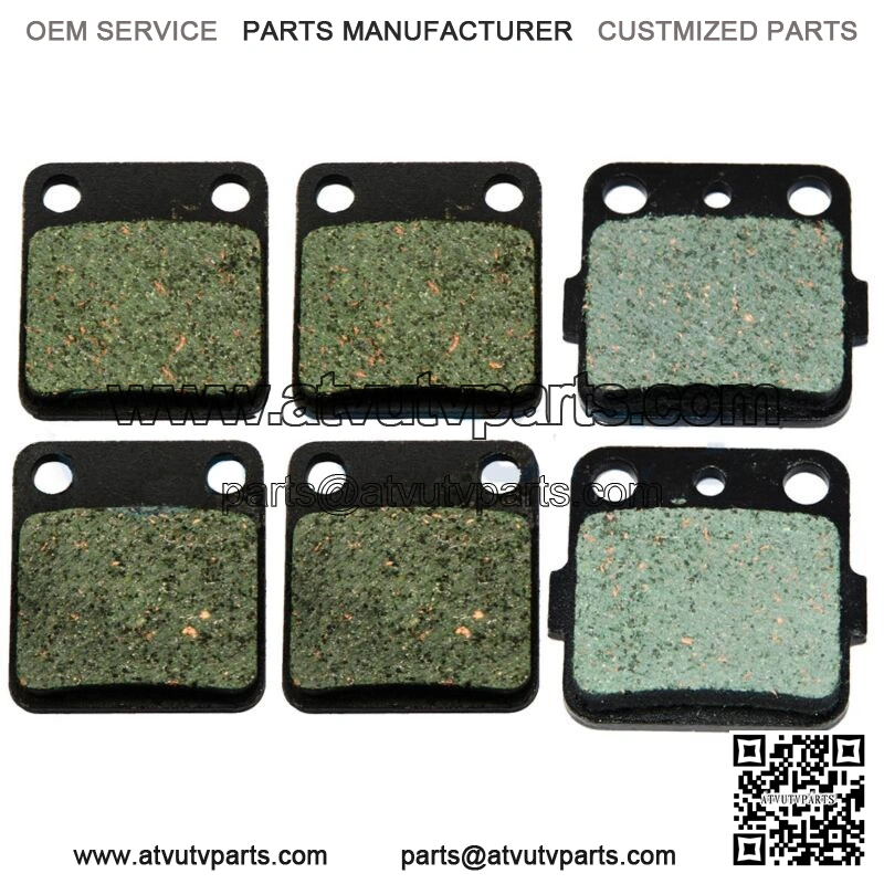 Front Rear ATV Brake Pads Fit Yamaha 2011 2012 2013 Raptor 125 YFM125R (For: Yamaha)