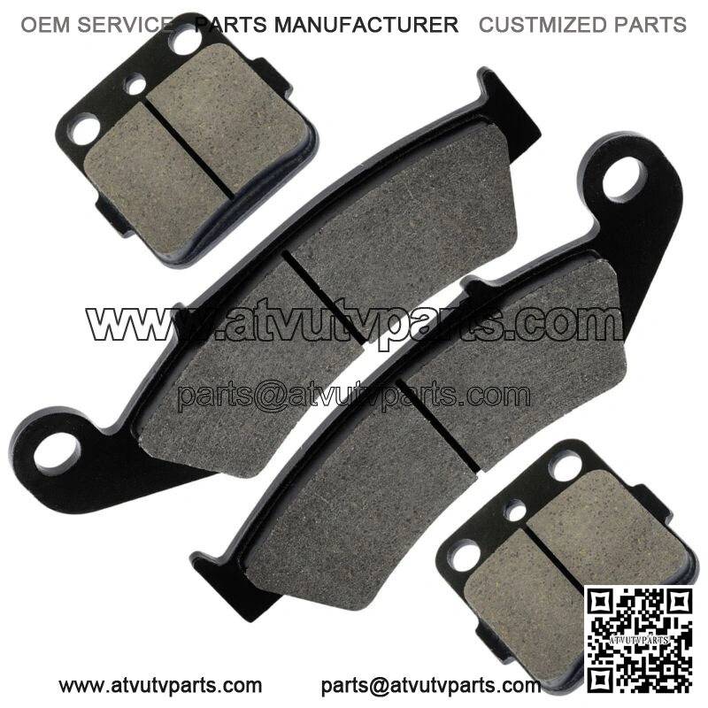 Front and Rear Brake Pads for Honda ATC350X ATC 350X 1986 ATV - Image 4