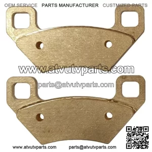 Solid Brass Brake Pads BP-DBK for Honda TRX Front Disc Brake Conversion (For: Honda)