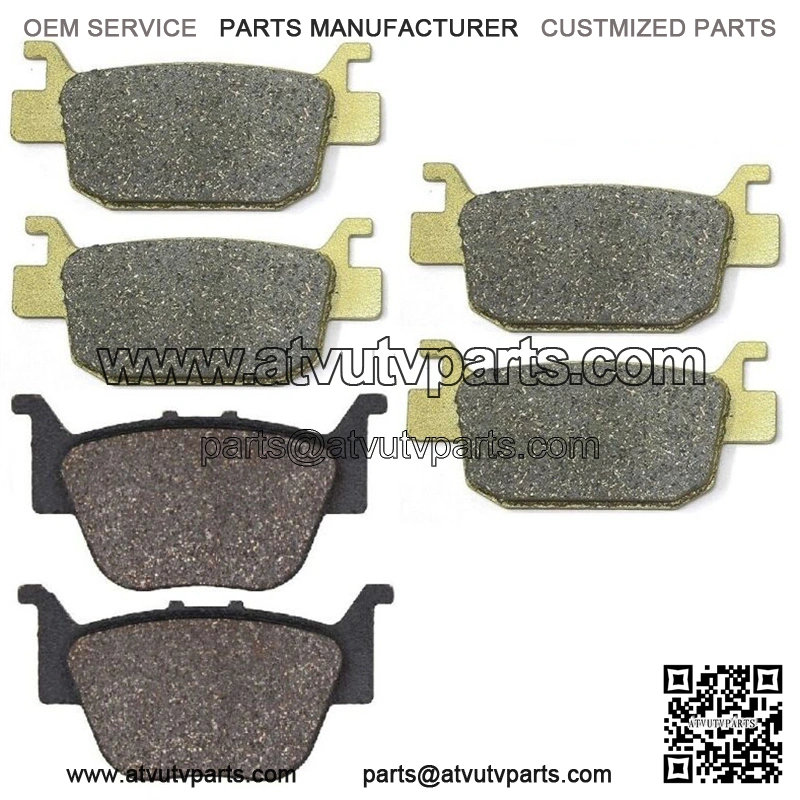 For Honda Rincon 680 Front Rear Brake Pad TRX680FA FA5 TRX680FGA 4x4 2006-2023 (For: Honda)