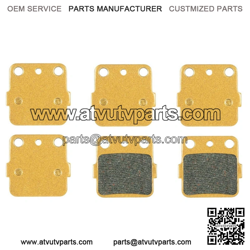 FA84 Front and Rear Brake Pads Fits Honda FourTrax 300 Sportrax 400 Raptor 350 (For: Honda)