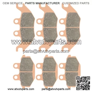 Front and Rear Sintered Brake Pads For KVF300 Brute Force 2012-2024