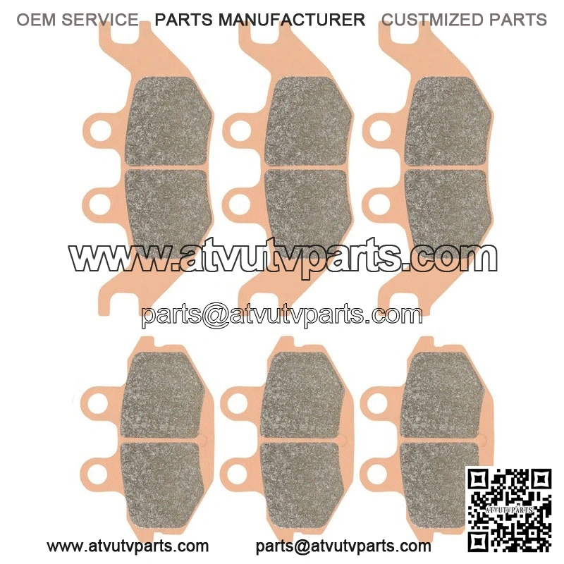 Front and Rear Sintered Brake Pads For KVF300 Brute Force 2012-2024