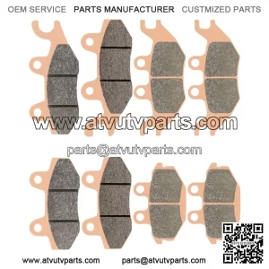 Front & Rear Sintered Brake Pads For Kawasaki KAF820 Mule PRO FX FXR FXT 16-2023
