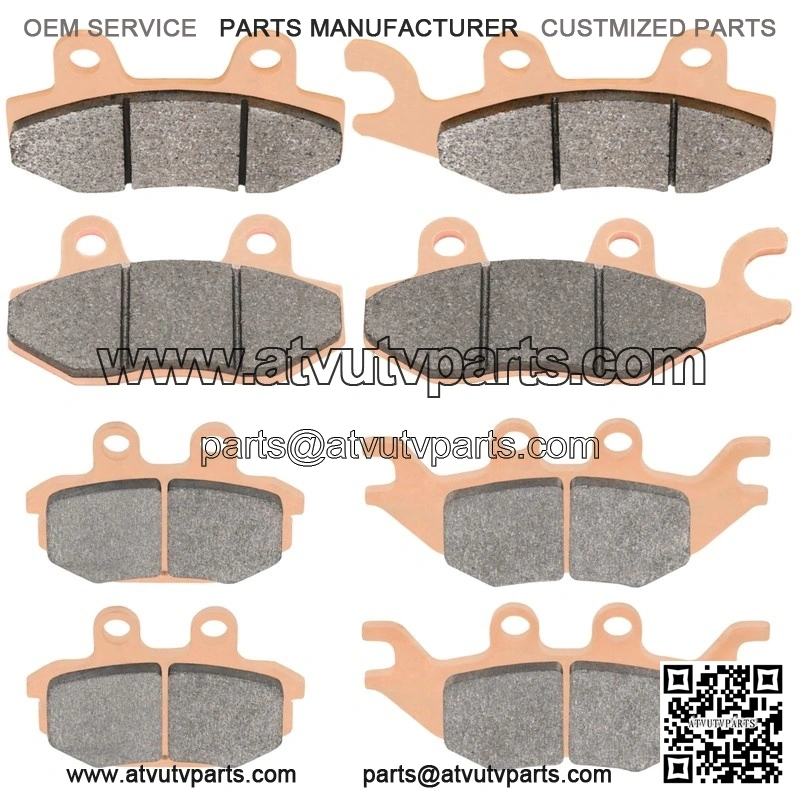 Front & Rear Sintered Brake Pads For Kawasaki KAF820 Mule PRO FX FXR FXT 16-2023 - Image 5