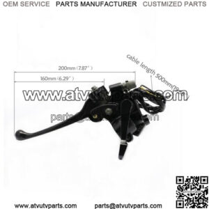 Thumb Throttle Brake Lever Dual Cable ATV QUAD for 7/8" Handle Bar Go Kart Buggy