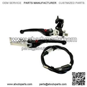 Adjustable F4 Black Pair Kit Folding Brake Clutch Levers Hot Start TRX 450R