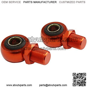 Custom Motorcycle Shock Absorber Rear Suspension Round Eye Adapters Orange by FOXSTAR, 2pcs