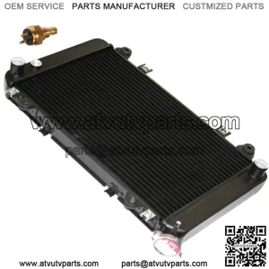 Radiator W/Sensor for Kawasaki KAF620 Mule 3010 Trans 4X4 2005 2006 2007 2008