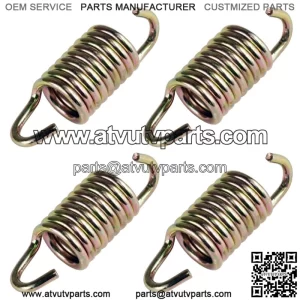 4x Exhaust Muffler Spring For Polaris Sportsman X2 500 700 800 EFI 2007 - 2010 (For: Polaris Sportsman 800)
