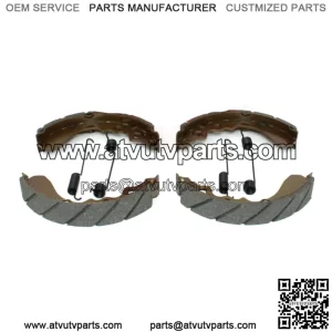2 Sets Rear Brake Shoes +Springs FOR 2005-2016 Kawasaki 600 Mule KAF 400