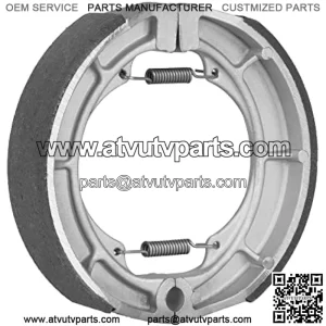 Rear Brake Shoes Pads for Suzuki Eiger 400 LT-F400 2002-2008, King Quad 400 LT-A400F 2008-2015, LT-F400F FSi 2012-2015- LT-A400FZ ASi 2011-2017, LT-A400 2008-2009, LT-F 4WD 1997-1998, Replace S606