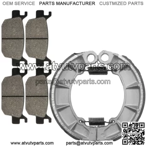 for Honda TRX500 Fe Fpe Foreman 4X4 2005-2011 Front & Rear Brake Pads Shoes
