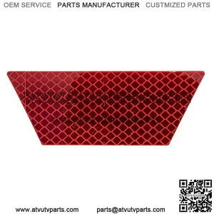 Polaris Ranger Reflector Decal, Red, Genuine OEM Part 7179088, Qty 1