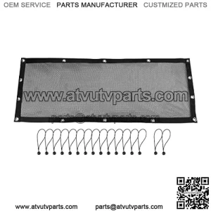 UTV Rear Window Net Soft Window Mesh Comaptible for RZR 570 800 1000 900 for 2015-2022 RZR XP Turbo (2 Seats) Sunshade Mesh Cover for 2014-2021 RZR XP 1000 UV Resistant Prevent Dirt Mud