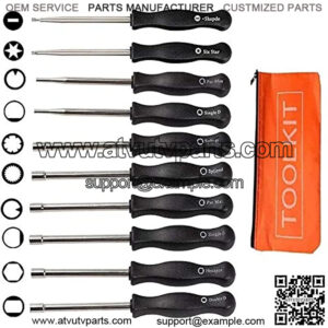 Carburetor Adjustment Tool kit for 2 Common Cycle Carburator Adjusting Small Engine Carb Tune up Adjusting Tool- Echo Poulan Husqvarna MTD Ryobi Homelite String Trimmer