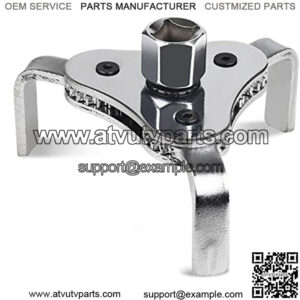 Universal Adjustable Oil Filter Wrench Range 2-1/2 inch from 4 inch 3 Leg Claw Oil Filter Wrench Remover