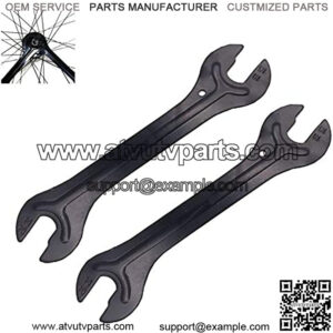 2 PCS Bicycle Wheel Hub Axle Cone Adjuster Wrench Pedal Spanner Removal Repair Tool 13,14,15,16mm