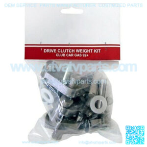 Club Car Golf Cart Drive Clutch Weight Kit (Gas 1992+)