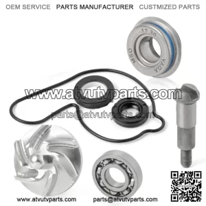 Water Pump Seal Repair kit Impeller + Shaft For Honda TRX450R TRX450ER 2004-2014