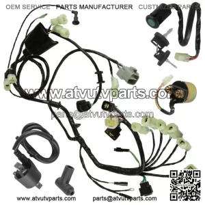 Wiring Harness Switch Key Coil Starter Relay for Honda TRX450ER 2006-09 2012-14