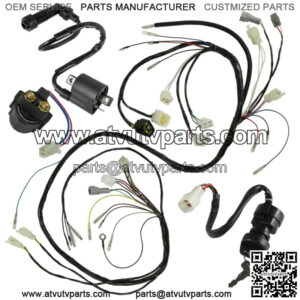 Wire Harness /Starter/ Ignition Key Switch, Coil Yamaha Warrior YFM350 1997-2001