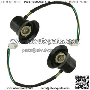 2x Headlight Socket Cord For Yamaha RHINO 660 YXR660FA 4X4 2006
