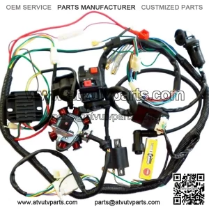ATV Electric Wiring Harness Wire Go kart 150cc 200cc 250CC Engine Taotao Kazuma