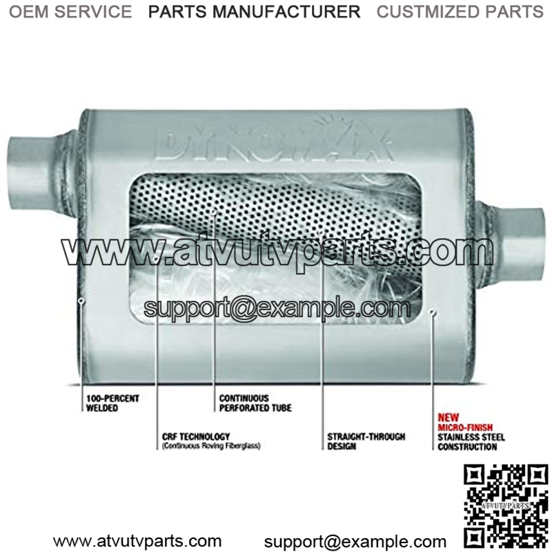 Dynomax Ultra Flo 17296 Exhaust Muffler - Image 2