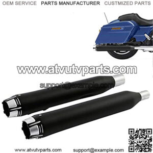 TCMT CNC Dual Exhaust Mufflers Fit For Harley Touring 2017-2020 Road King Street Road Glide Electra Glide