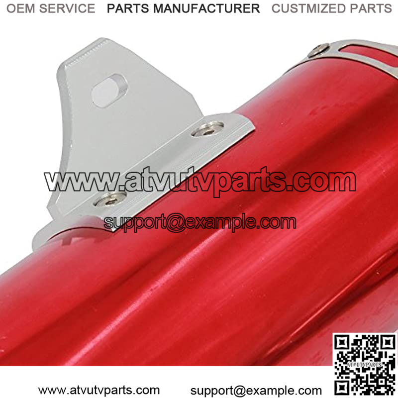 Motorcycle Slip-On Full Exhaust Muffler System - For CRF150F CRF230F 2003-2013 - Red - Image 3