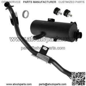 Exhaust Muffler w/ Pipe Gasket fits Polaris Sportsman 500 4x4 1996 1997 - 2000