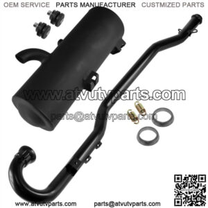 Exhaust Muffler & Pipe W/ Gasket For Polaris SPORTSMAN 700 2005 2006