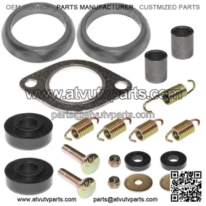 Polaris Scrambler 500 4X4 2005-2012 Exhaust Muffler Kit