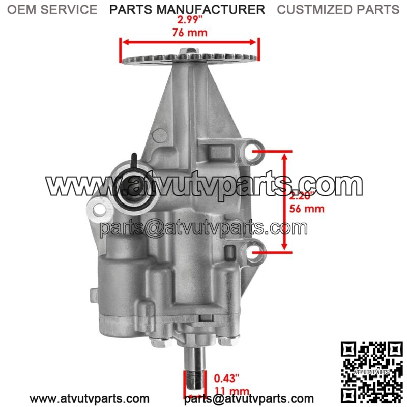 Engine Oil Pump For Polaris General XP 4 1000 3023124 2020-2023 (For: Polaris) - Image 3