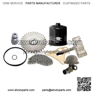 Rhino 660 Oil Pump Gear Chain Relief Valve Strainer K&N Filter Complete Rebuild (Fits: Yamaha Rhino 660)