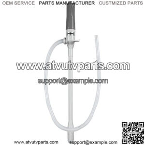 Automatic Fuel Transfer Pump - 3X More Powerful D Battery Powered, Extra Long Hose Fits All Size Cans, Portable Liquid Pump Transfers Gasoline, Water & More at 2.3 Gal/Minute