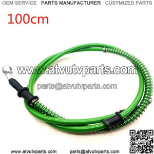 1000mm-1600mm 28 Degree M10 Hydraulic Brake Oil Hose Line Pipe for Motorcycle Pit Dirt Bike ATV Motocross Street Bikes Sport Bikes (Green 100cm)