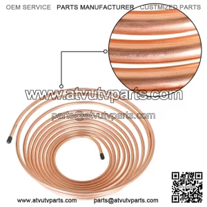 5/16" 25 Foot Roll Coil Brake Fuel and Trans Line Tubing Copper Plated