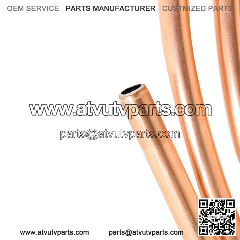 5/16" 25 Foot Roll Coil Brake Fuel and Trans Line Tubing Copper Plated - Image 4