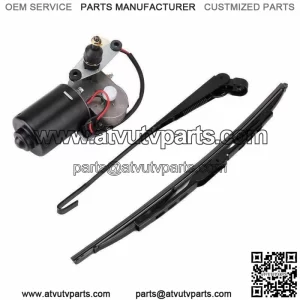 UTV 12V Electric Windshield Wiper Motor Kit for Polaris RZR Kawasaki Hard Coated (For: More than one vehicle)