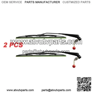 2PC UTV Manual Operated Windshield Wiper for Can Am X3 Polaris Ranger 570 RZR
