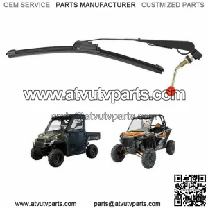Universal UTV Manual Windshield Wiper For Can Am X3 Honda Kawasaki Teryx Polaris